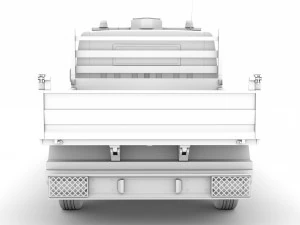 renault trafic tipper 2018 3D Model