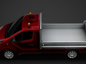 renault trafic tipper 2018 3D Модель