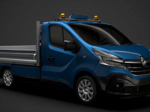Renault Traffic Kipper 2020 3D Modell