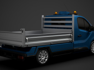 renault trafic tipper 2020 3D Model