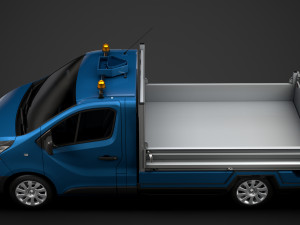 renault trafic tipper 2020 3D Model
