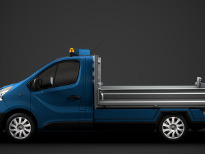 renault trafic tipper 2020 3D Model