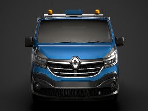 renault trafic tipper 2020 3D Model
