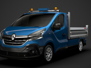 renault trafic tipper 2020 3D Model
