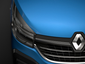 renault trafic tipper 2020 3D Model