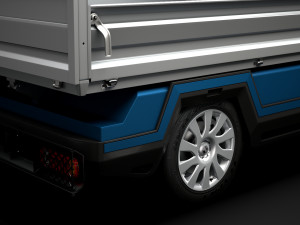 renault trafic tipper 2020 3D Model