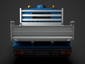 renault trafic tipper 2020 3D Model