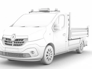 renault trafic basculante 2020 Modelo 3D