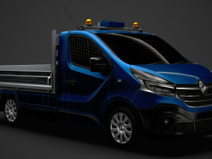 renault trafic tipper 2020 3D Model