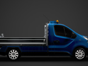 renault trafic tipper 2020 3D Model