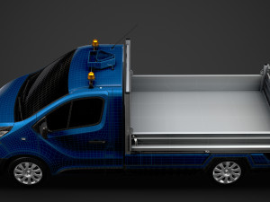 renault trafic tipper 2020 3D Model