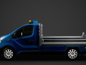 renault trafic tipper 2020 3D Model