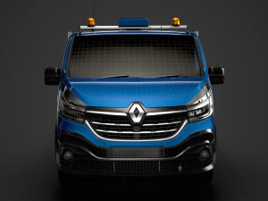 renault trafic basculante 2020 Modelo 3D