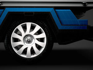 renault trafic basculante 2020 Modelo 3D