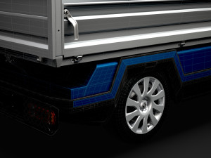 renault trafic tipper 2020 3D Model