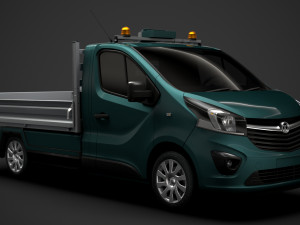 vauxhall vivaro tipper 2014 Modelo 3D