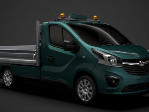 wywrotka opel vivaro 2014r Model 3D