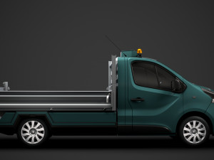 vauxhall vivaro tipper 2014 3D Model