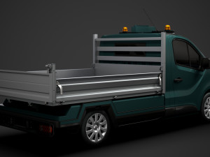 vauxhall vivaro tipper 2014 3D Model