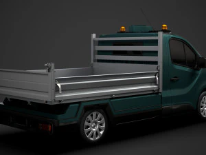vauxhall vivaro tipper 2014 3D Model