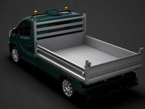 vauxhall vivaro tipper 2014 3D Model