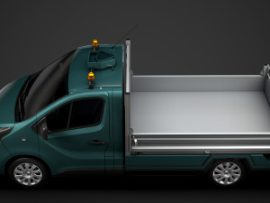 vauxhall vivaro tipper 2014 3D Model