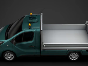 vauxhall vivaro tipper 2014 3D Model