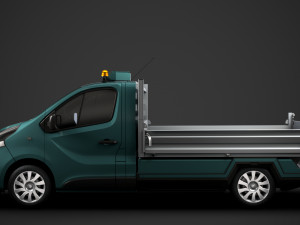 vauxhall vivaro tipper 2014 3D Model