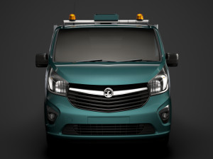 vauxhall vivaro tipper 2014 3D Model