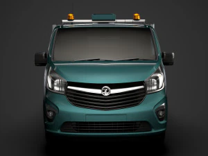 vauxhall vivaro tipper 2014 3D Model