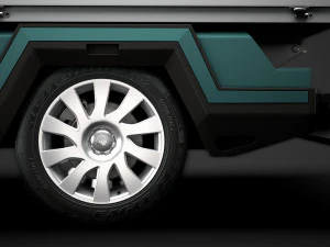 vauxhall vivaro tipper 2014 3D Model