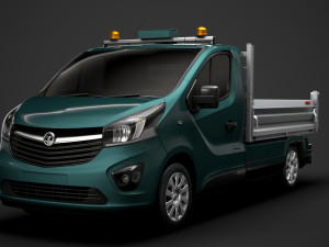 vauxhall vivaro tipper 2014 3D Model