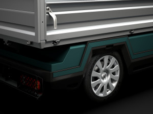 vauxhall vivaro tipper 2014 3D Model