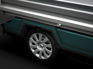 vauxhall vivaro tipper 2014 3D Model