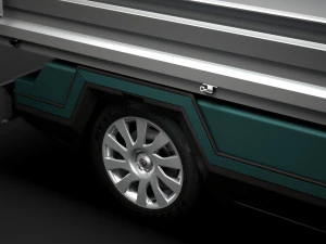 vauxhall vivaro tipper 2014 3D Model