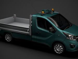 vauxhall vivaro tipper 2014 3D Model