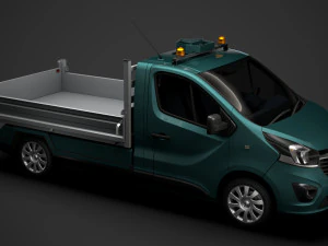 vauxhall vivaro tipper 2014 3D Model