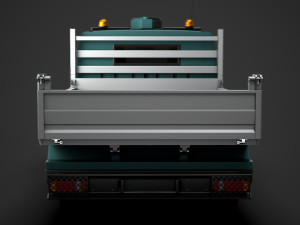 vauxhall vivaro tipper 2014 3D Model