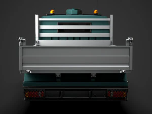 vauxhall vivaro tipper 2014 3D Model