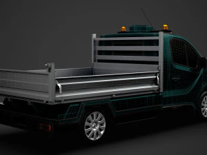vauxhall vivaro tipper 2014 3D Model
