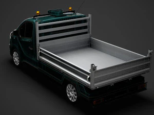 vauxhall vivaro tipper 2014 3D Model