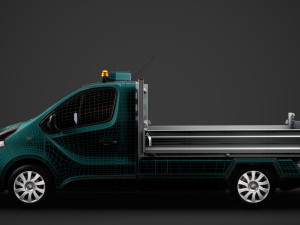 vauxhall vivaro tipper 2014 3D Model