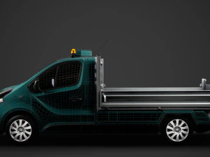 vauxhall vivaro tipper 2014 3D Model