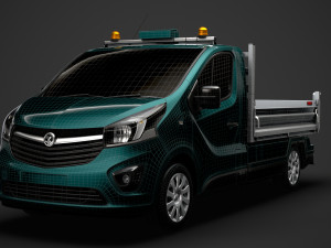 vauxhall vivaro tipper 2014 3D Model