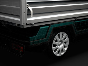 vauxhall vivaro tipper 2014 3D Model
