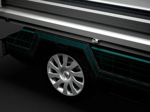 vauxhall vivaro tipper 2014 3D Model