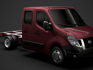 nissan nv400 crewcab dw e20 chassis 2014 Modèle 3D