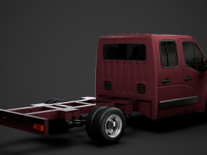 nissan nv400 crewcab dw e20 chassis 2014 Model 3D