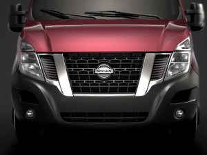nissan nv400 crewcab dw e20 chassis 2014 Model 3D
