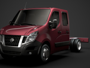 nissan nv400 crewcab dw e20 chassis 2014 Model 3D